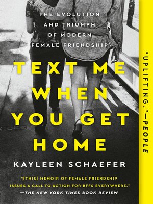 cover image of Text Me When You Get Home